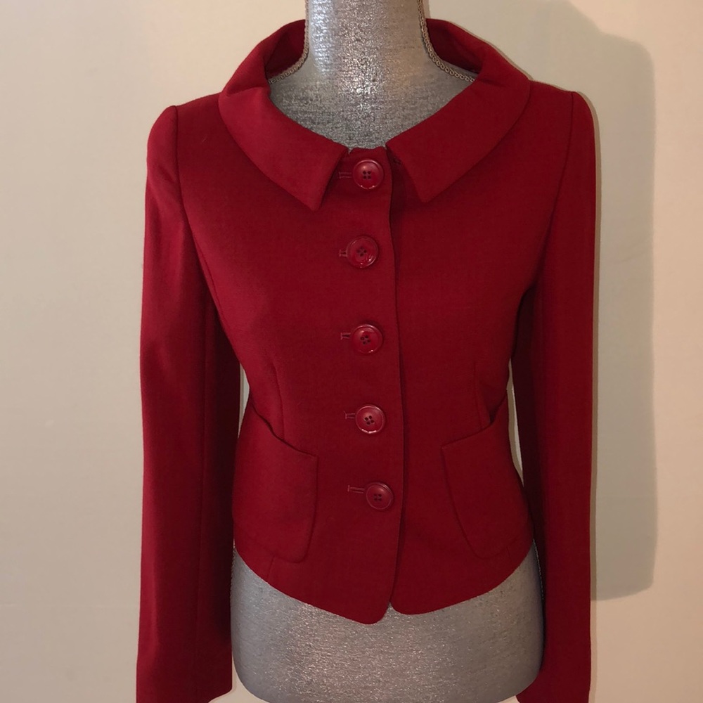 Hobbs red Jacket, size 12